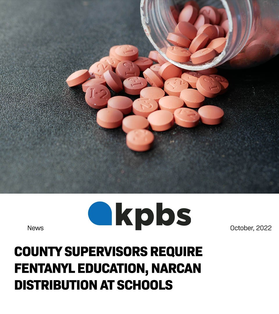 County supervisors approve required fentanyl education, Narcan distribution at schools